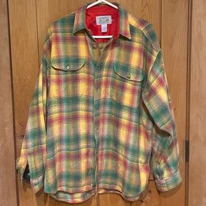 Vintage 1990s Alaska Wilderness Gear Plaid Flannel
